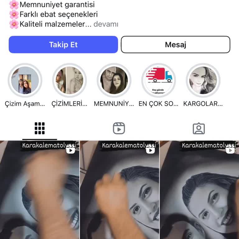 @Sinem_o31 Karakalem Çizim Siparişinde Bulundum, Yanıltıldım!