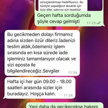 İade Sürecinde Gecikme Ve Bilgilendirme Eksikliği
