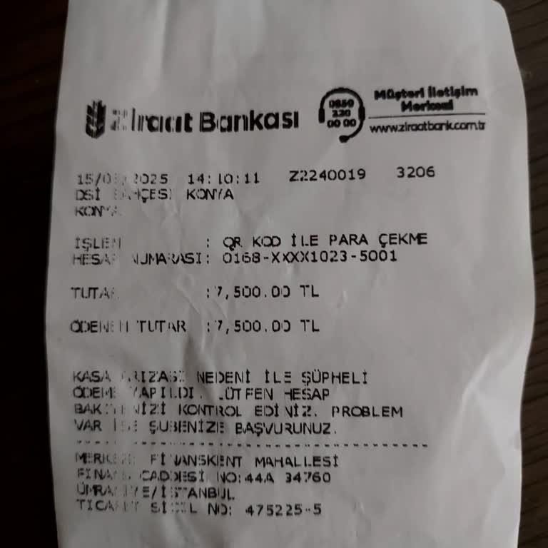 ATM İşleminde Mağduriyet Ve Yanıltıcı Bilgi