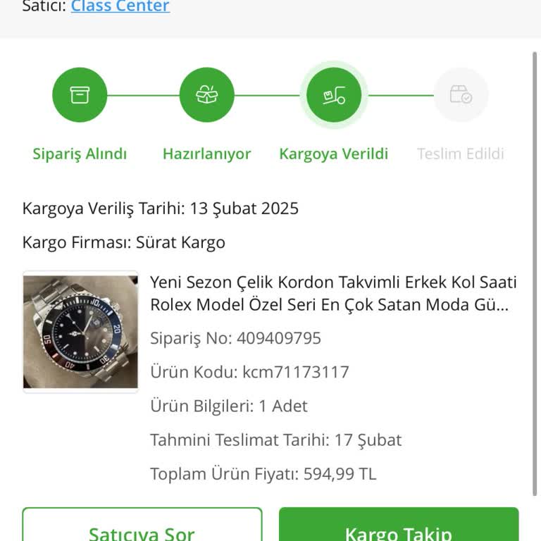 Kaybolan Kargo Ve İletişim Sorunu