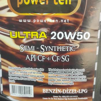 Powerten Motor Yağı Renk Sorunu Ve İletişimsizlik