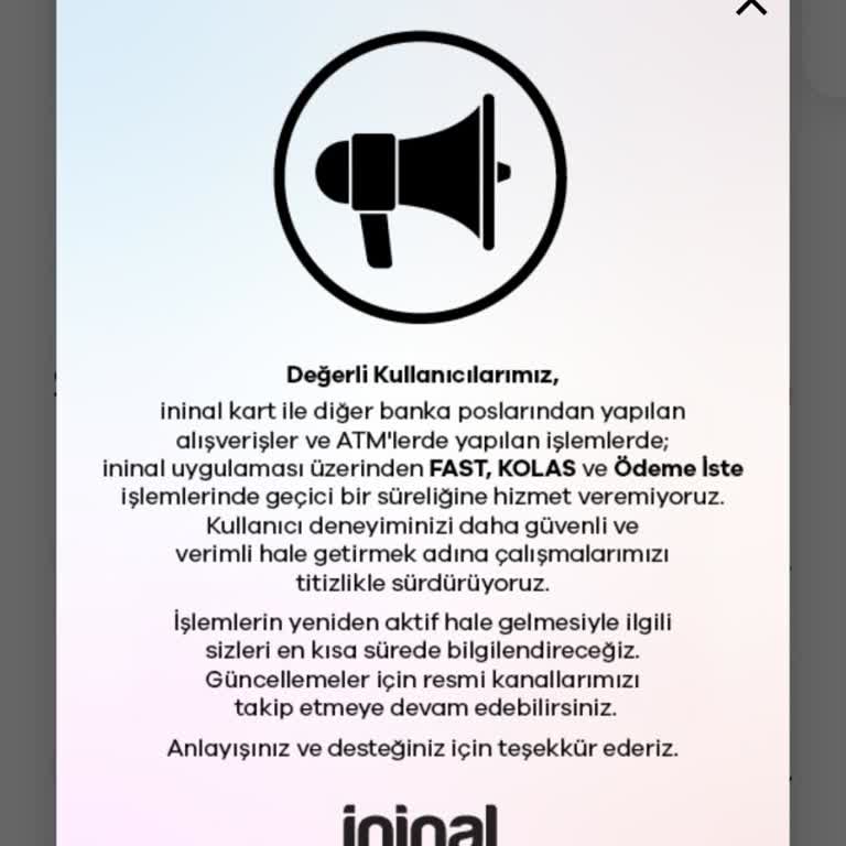 Kart Ve ATM İşlemlerinde Yaşanan Sorunlar Hakkında Bilgi Talebi