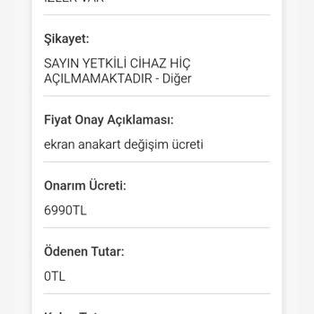 Telefonun Sürekli Arızalanması Ve Yetersiz Garanti Hizmeti