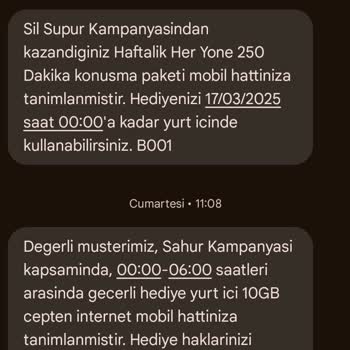 Sahur Kampanyasında Hediye İnternet Sorunu
