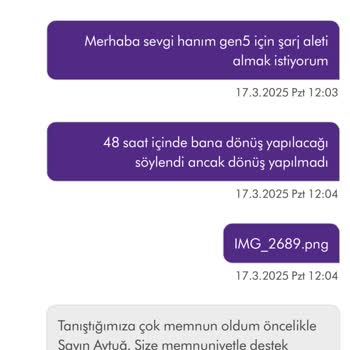 Dyson Süpürge İçin Şarj Aleti Desteği Eksikliği