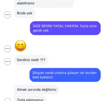 İade Almamakta Israr Eden Mağaza