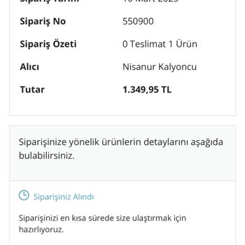 Sipariş Teslimatında Büyük Aksaklık Ve Yetersiz Müşteri Hizmeti
