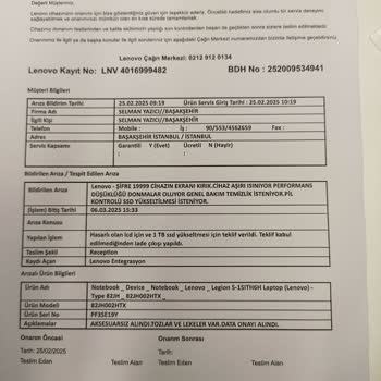 Yetkili Servis İlgisizliği: Onarım Beklerken Geri Gönderilen Laptop