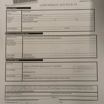 Yetkili Servis İlgisizliği: Onarım Beklerken Geri Gönderilen Laptop