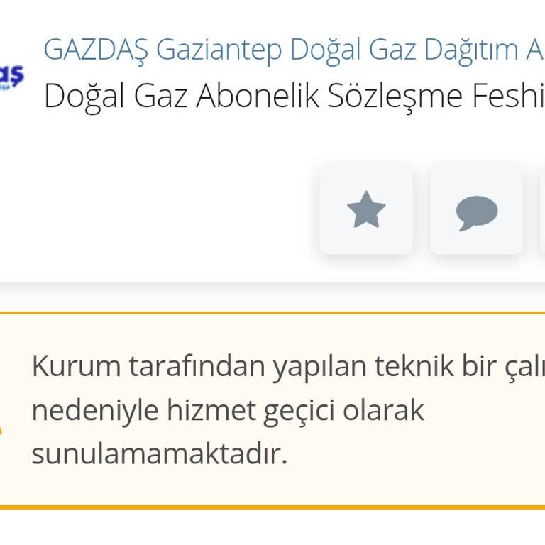Gazdaş Abonelik Fesih İşleminde Sürekli Hata