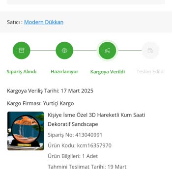Yanıltıcı Teslimat Süresi Mağduriyeti
