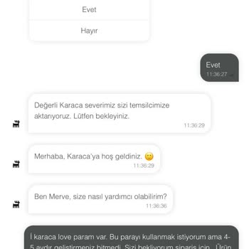 Karaca Love Puanlarının Kullanılamaması Ve İlgisiz Müşteri Hizmetleri