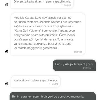 Karaca Love Puanlarının Kullanılamaması Ve İlgisiz Müşteri Hizmetleri