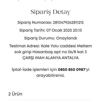 Siparişin Teslim Edilmemesi Ve İlgisiz Müşteri Hizmetleri