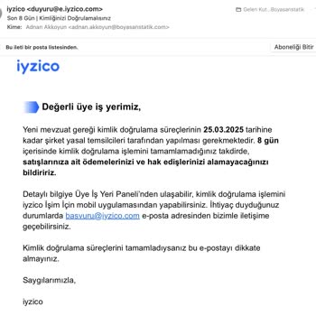 Iyzico Hesap Doğrulama Sorunu Ve Mağduriyet