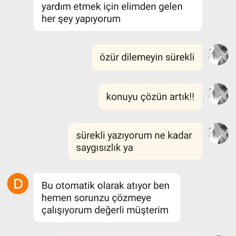 İade Sorunu Ve İletişim Problemi