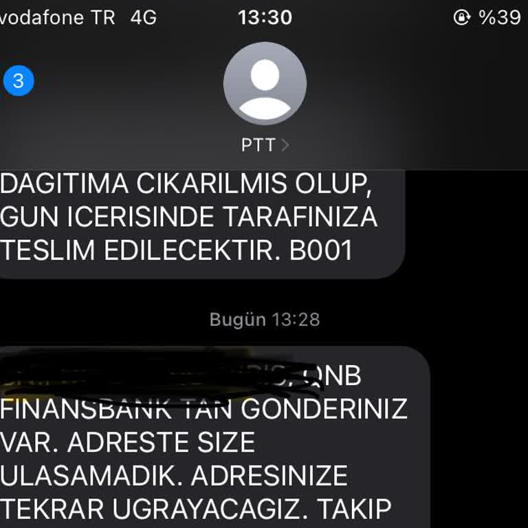 PTT Kargom Yine Adrese Ulaşmadı