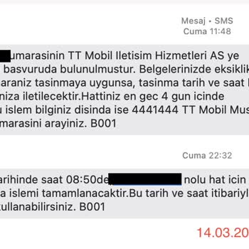 Türk Telekom'da Taşıma Sürecinde Yaşanan Mağduriyet
