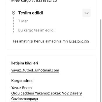 Eksik Gönderilen Cipsler Ve Yanıltıcı Kargo Bilgisi