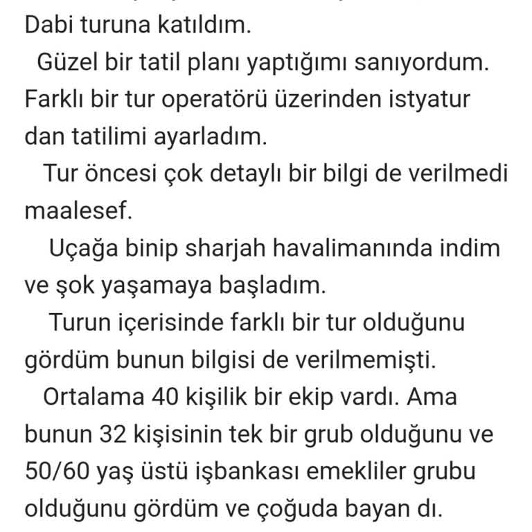 Yanlış Bilgilendirme Ve Uyum Sorunlarıyla Geçen Hayal Kırıklığı Turu