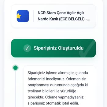 Sipariş Verilen Kask Neden Gönderilmiyor?