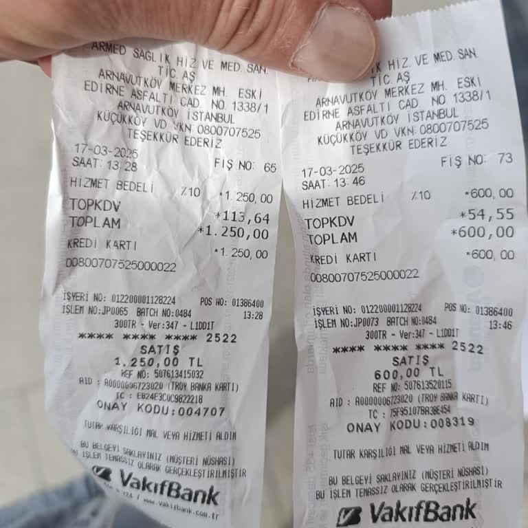 Yüksek Ücretlerle Karşılaştım!