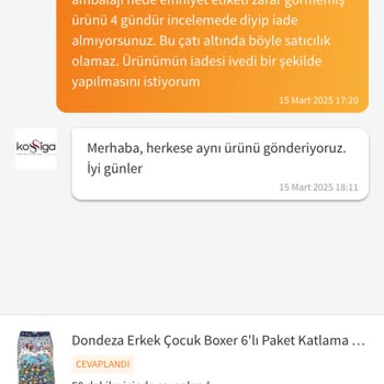 Trendyol'da Yanlış Ürün Ve İade Sorunu Çözülmüyor