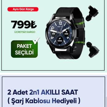 Yanlış Ve Bozuk Ürün: Akıllı Saat Yerine Çocuk Saati Geldi