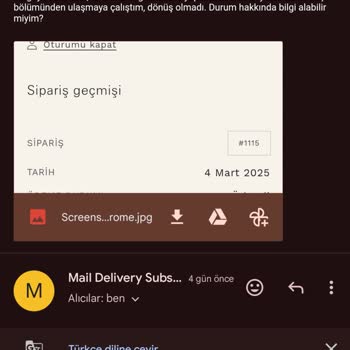 Stanley Termos Siparişimde Gecikme Ve İletişim Sorunları