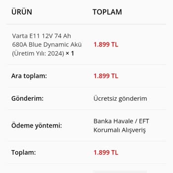 Yanıltıcı Sipariş Süreci Ve İade Sorunu