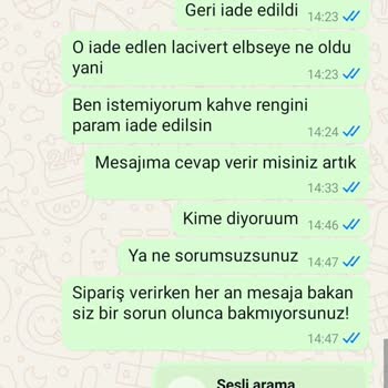 Yanlış Renk Ve İade Sorunu: Paramı İstiyorum!