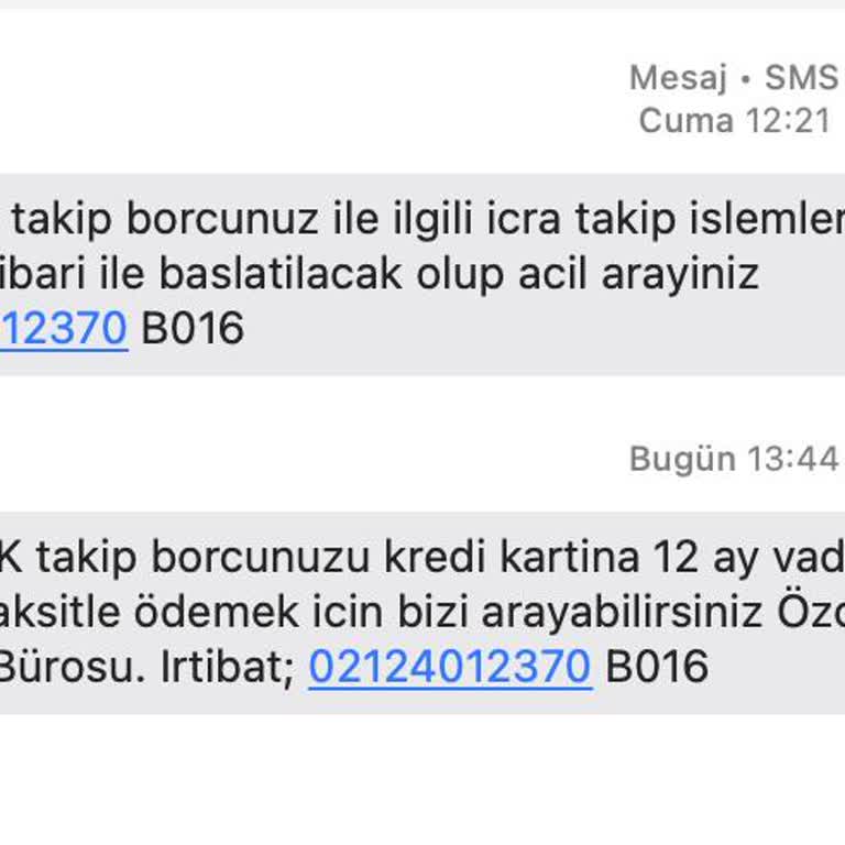 Akbank Ödenmiş Borç İçin Bitmeyen İcra Mesajları
