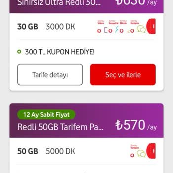 Vodafone'un Tarife Yenileme Dayatması