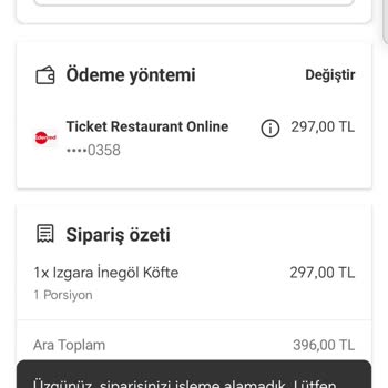 Yemeksepeti'nde Online Ödeme Sorunu Ve Müşteri Mağduriyeti