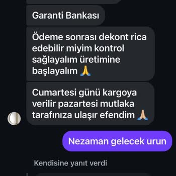 Online Siparişte İletişim Sorunu Ve Teslimat Problemi