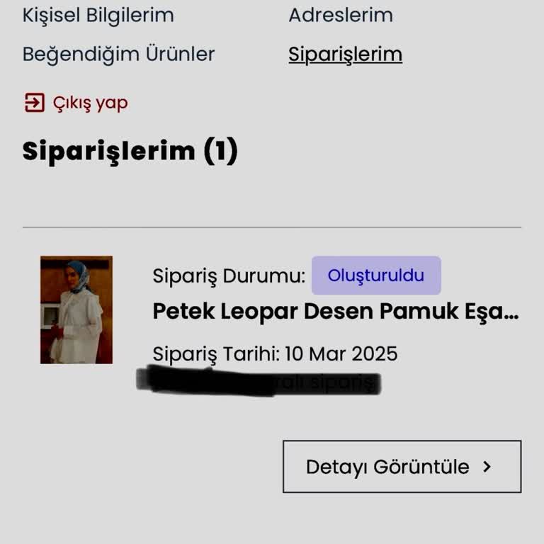Modakaşmir'den Sipariş Teslimatında Yaşanan Sorun Ve İletişim Eksikliği