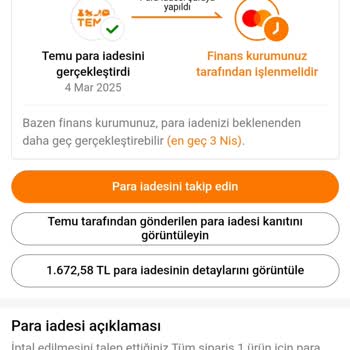 Para İadesinde Sürekli Erteleme