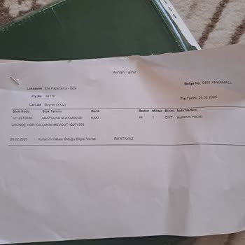Boyner'den Aldığımız Ayakkabının Kalite Problemi Ve İade Süreci Sorunu