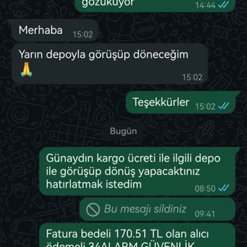 Kargo Ücreti Hakkında Yanıltıcı Bilgi Ve İlgisizlik