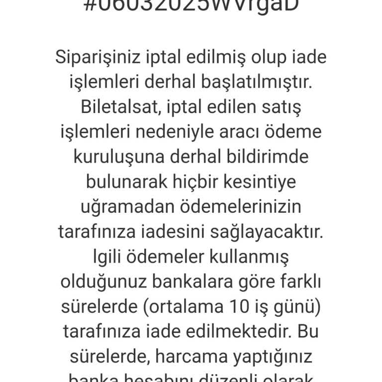 Maç Bileti Krizi: İade Beklentisi