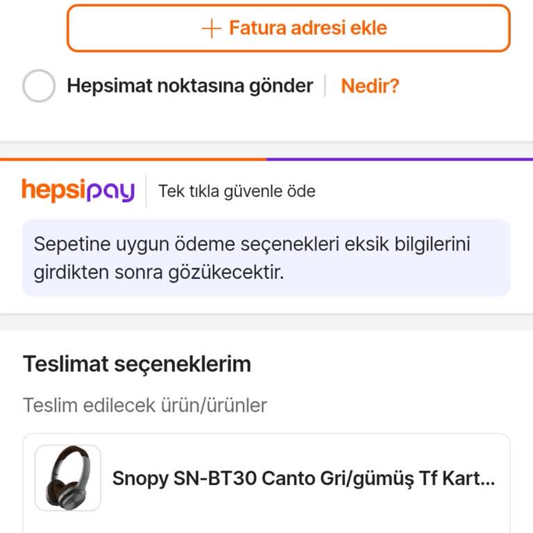 Hepsiburada'da Sipariş Verilemiyor: Yanıltıcı Bilgilendirme Sorunu
