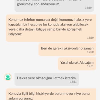 Dolap Uygulamasında Aniden Hesap Kapatma Sorunu