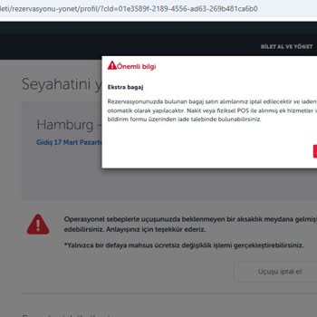 THY Bilet İptali Ve İade Sorunu