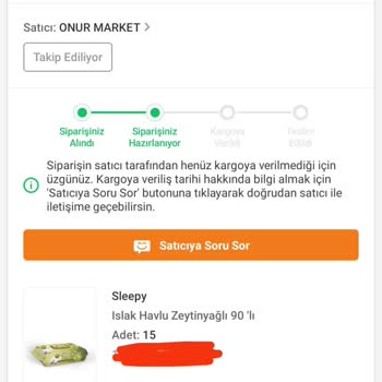 Trendyol Ve Onur Market İle Teslimat Sorunu