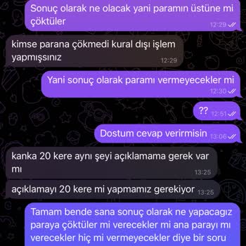 Yatırım Platformunda Haksız Üyelik Askıya Alınması Ve İletişim Sorunları