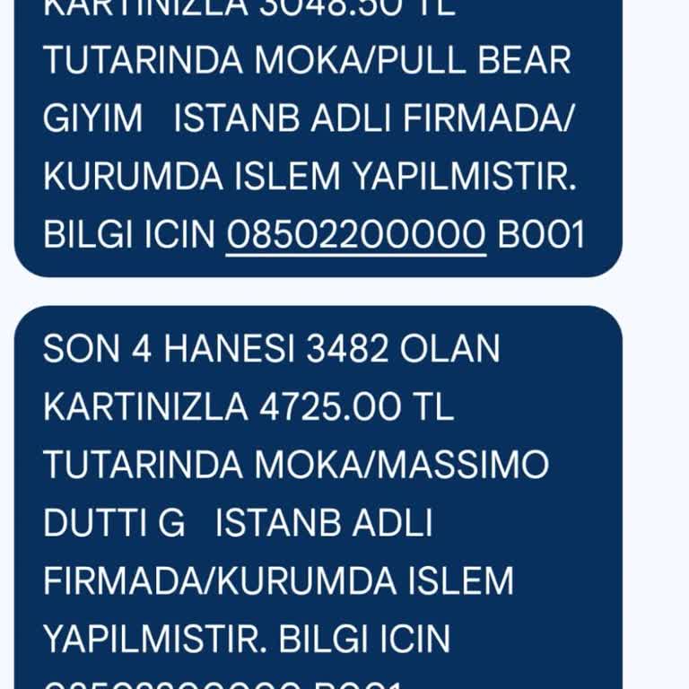 Haberim Olmadan Kart Bilgilerim Kullanıldı!