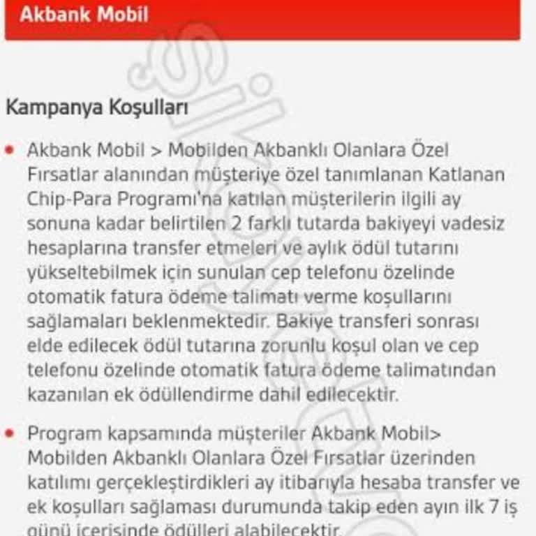 Akbank Katlanan Chip Para Programında Sözünü Tutmadı