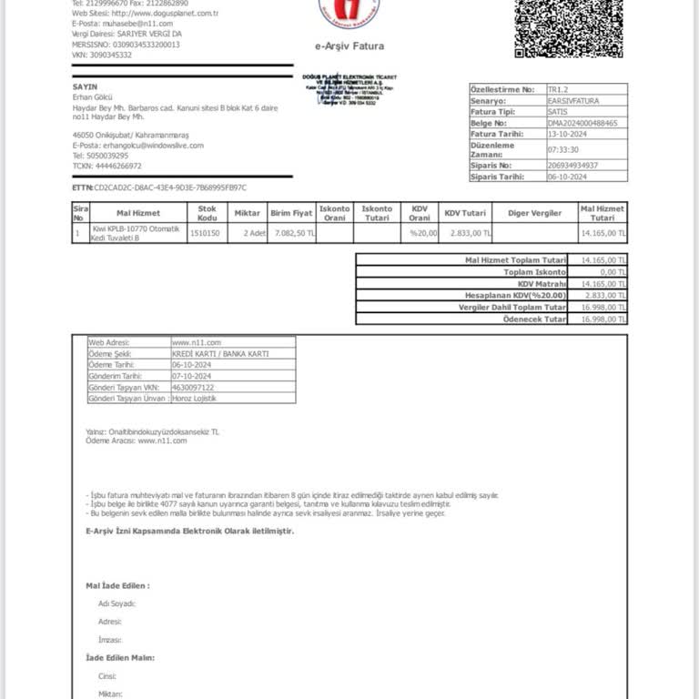 Kargo Teslimatı Sonrası İletişim Sorunu
