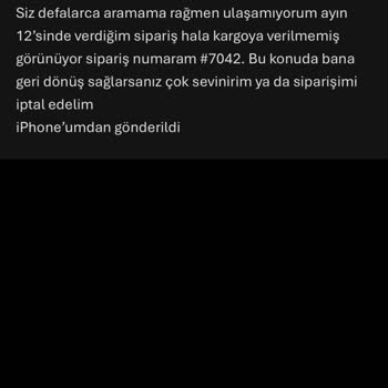 Kayıp Sipariş Ve İletişimsizlik Krizi