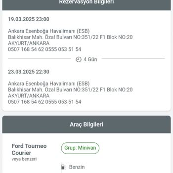 Araç Kiralama İptalinde Haksız Kesinti